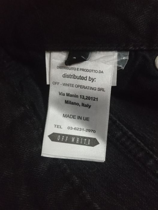 Джинсы OFF-WHITE черные