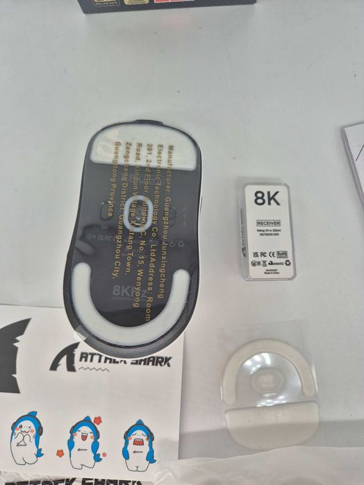 Mouse Gaming ATTACK SHARK X8 Ultra 8K, PAW3950, Alb - Grad E