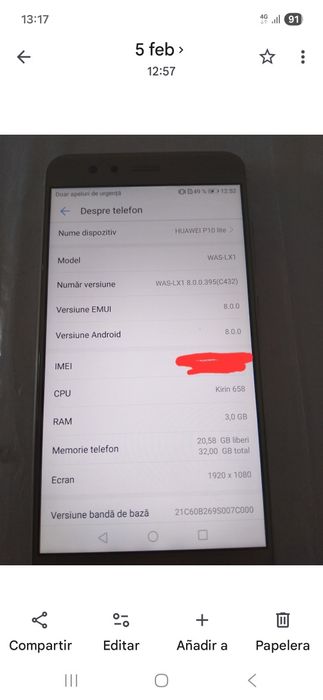 Mobil lenovo la liber 2 cartele