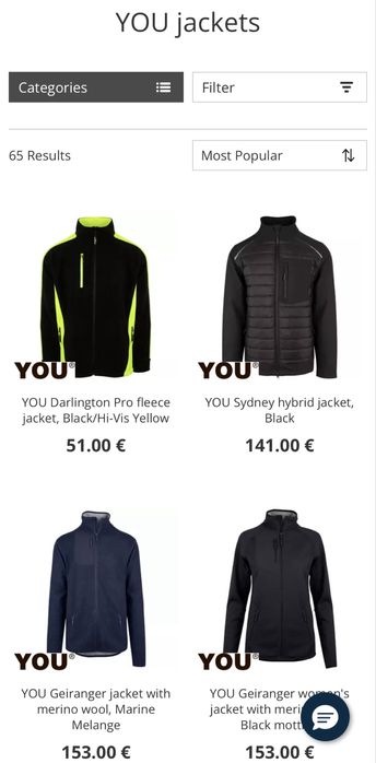 Мъжки работен полар YOU. Размер XXL