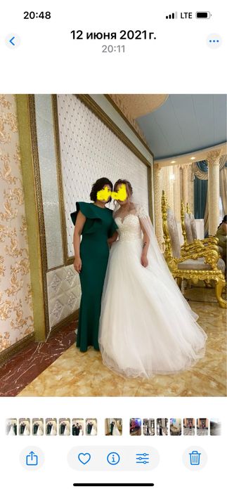 Эсклюзивное свадебное  платья