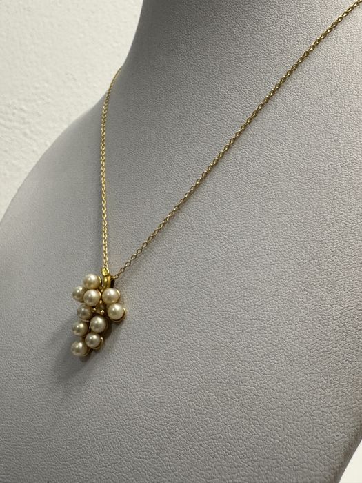 Colier din argint 925 placat cu aur, lant doua pandantive (stugure)