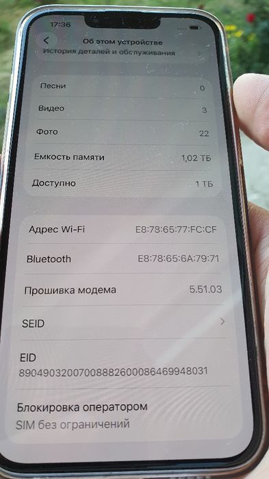 Iphone 13 pro 1tb ideal