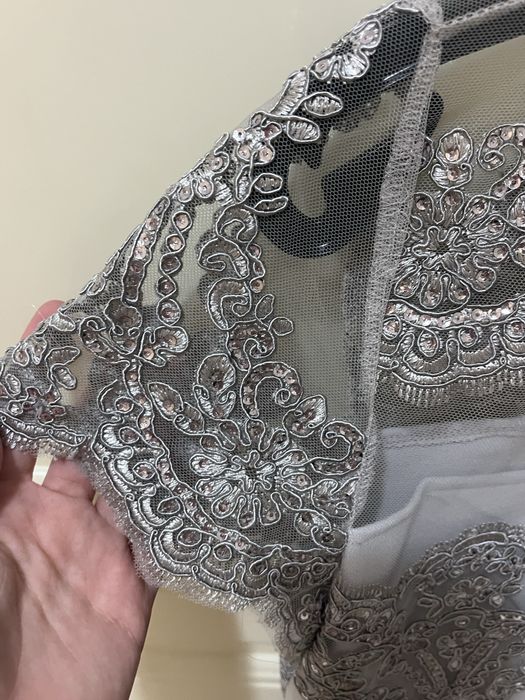 Rochie seara broderie inedita cu pietricele