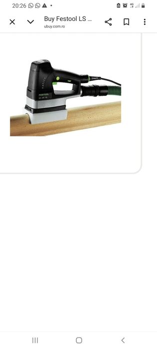Festool Duplex LS 130 EQ slefuitor liniar plinta