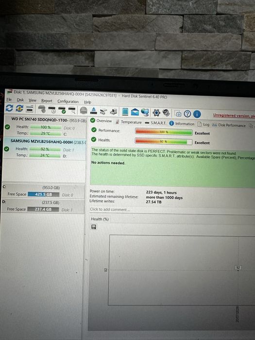 SSD-uri 256GB cu viata peste 92% SATA NVME M2