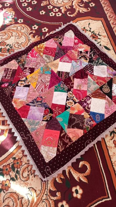 Sarpoga koʻrpacha dasturxon chimildiq tikamiz