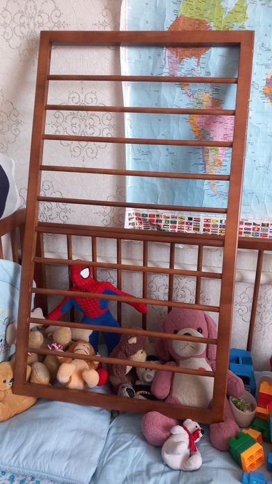 Детская манежка натуральное дерево