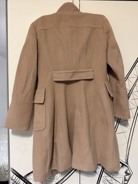 Palton zara lana crem