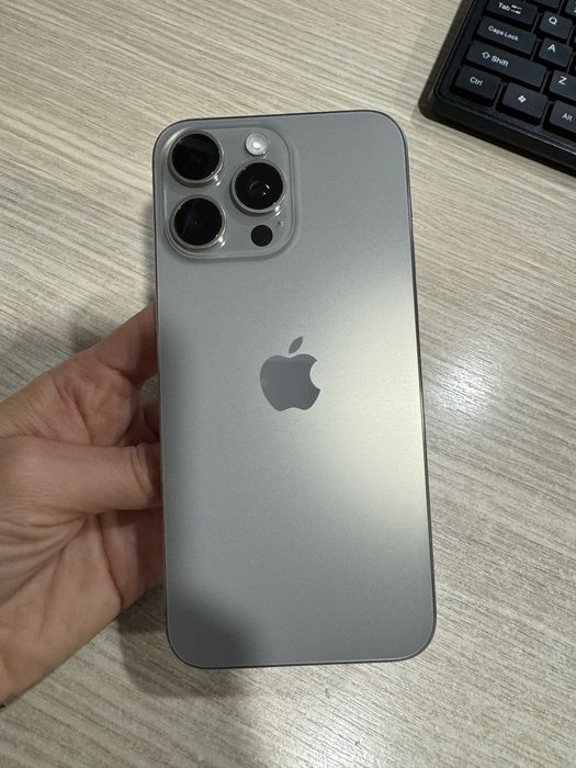 iPhone 15 Pro Max, 256GB, 5G, Natural, Impecabil/CA NOU, Bateria 98%!