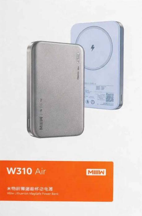 Xiaomi MiiW MagSafe Power Bank 10000 mAh 33W ультратонкий