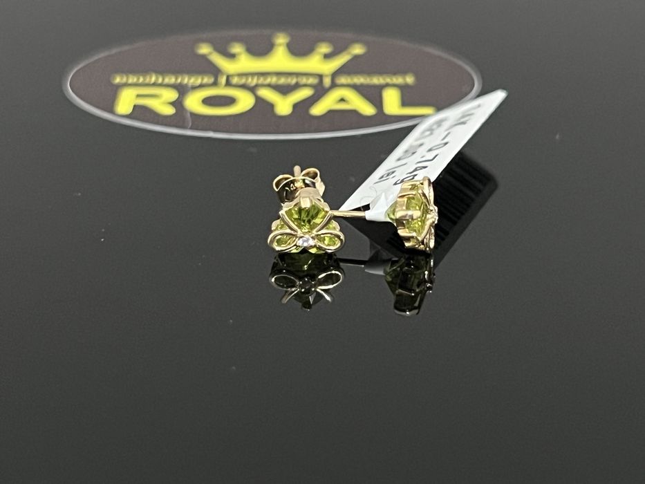 Bijuteria Royal CB : Cercei copil aur 14K 0,74 grame
