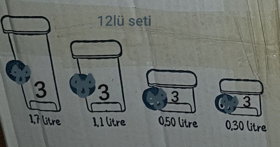 Oshxona uchun Organayzerlar 12ta set nabor 250.000sòm