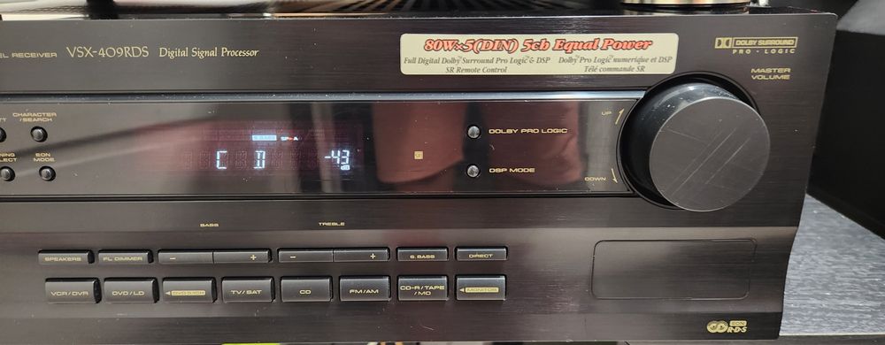 Receiver Pioneer + Cd-player Pioneer cu telecomandă