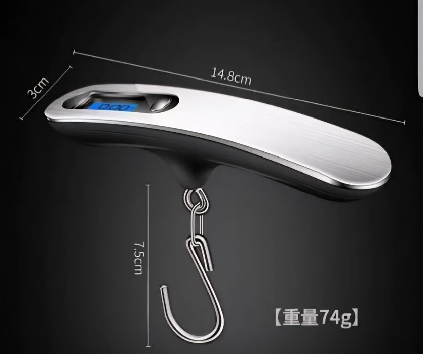 Raqamli elektron qo‘l tarozi — 50 kg gacha yuk uchun aniq o‘lchov