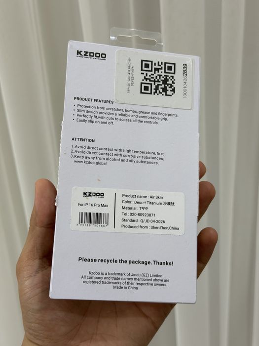 iPhone 16 pro max uchun chexollar 3 ta komplekt