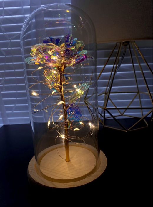 Светильник Роза в колбе