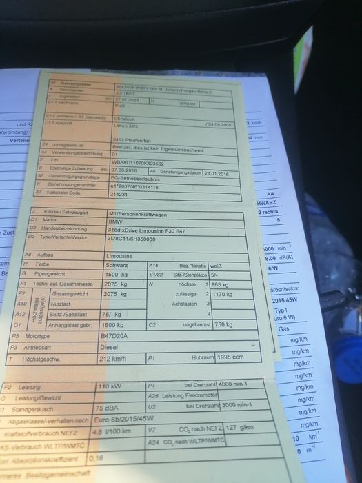 Bmw 318 f30 1.8 xdrive b47d20a за части