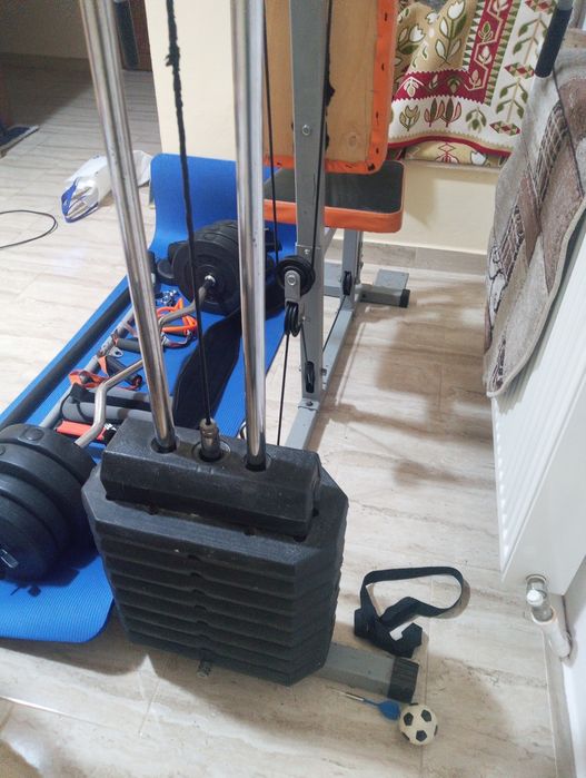 Aparat forță + gantere și haltere