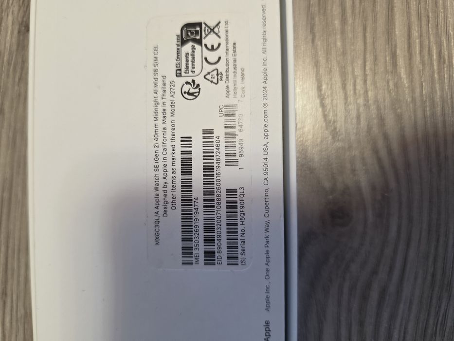Apple Watch SE 40 mm GPS