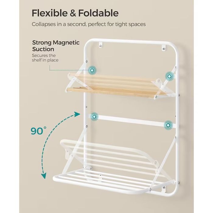 Сгъваема етажерка за баня SONGMICS