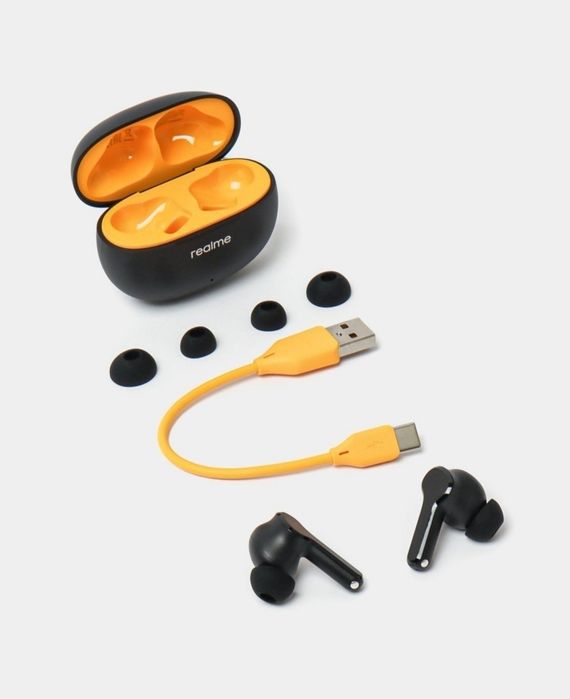 Беспроводные tws наушники Realme Buds T110, блютуз наушники реалми
