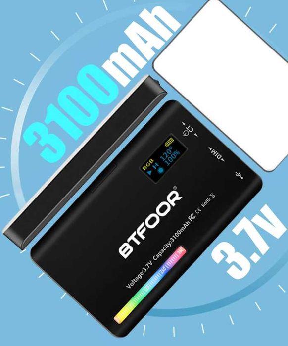 RGB LED панел за камера и статив – видео, фотография, стрийминг