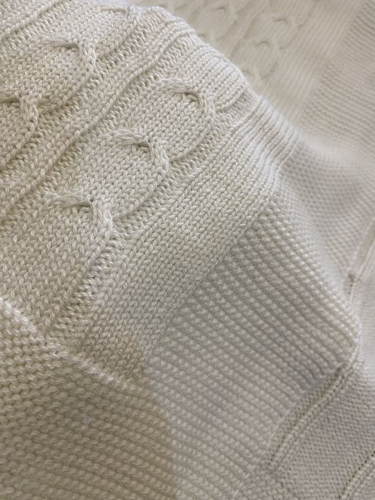 Вязаный плед для новорожденных. Tурецкая фирма «ANNA BABBA”.