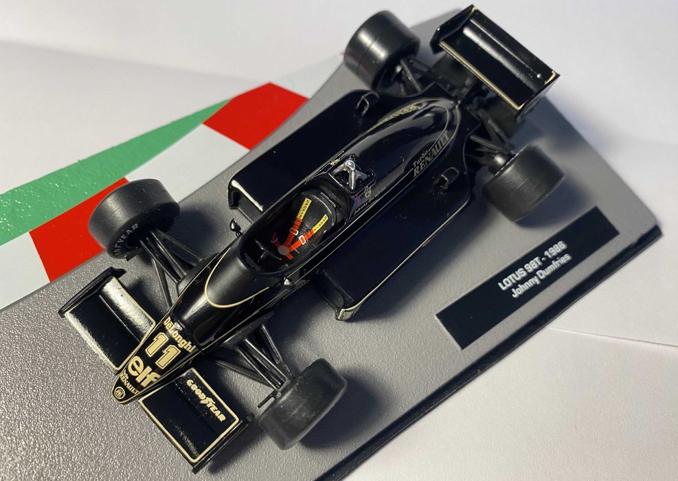 LOTUS 98T 1986 Johnny Dumfries Macheta Formula1 Scara 1:43
