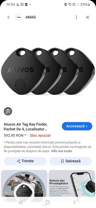 Trackere  Bluetooth  Atuvos ,noi