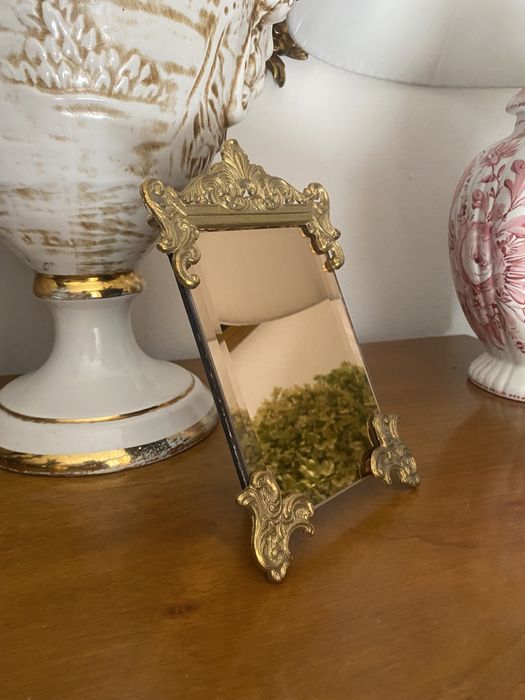 Rama in bronz cu oglinda