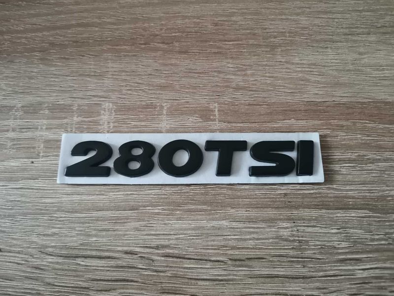 черен надпис Volkswagen 280 TSI