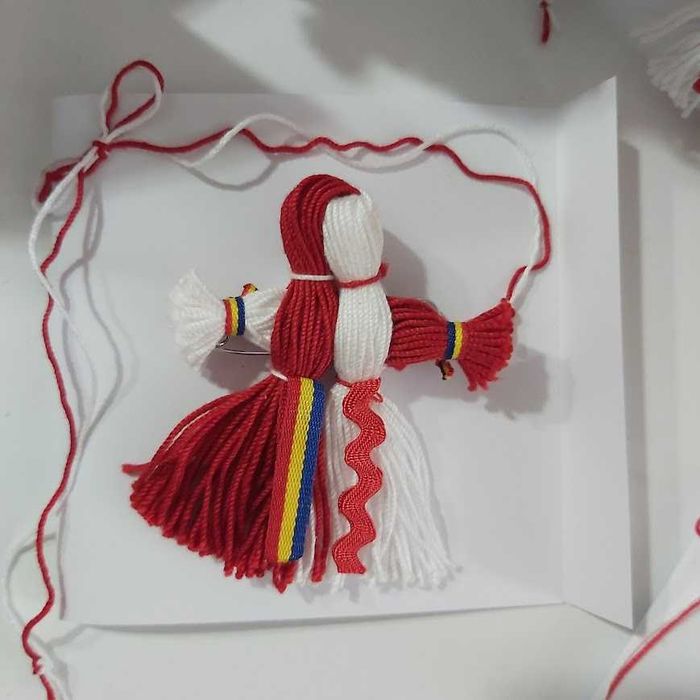 Mărțișor perechi fire bumbac