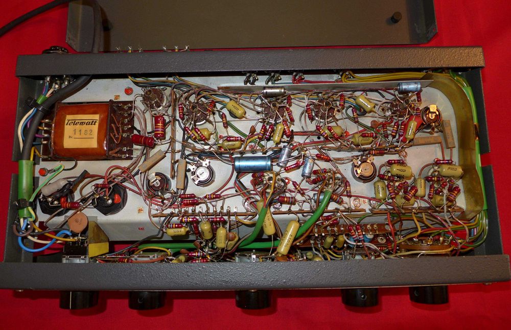 Музейна антика oт 1963г   :  K & H Telewatt VS56 студиен лампов амп