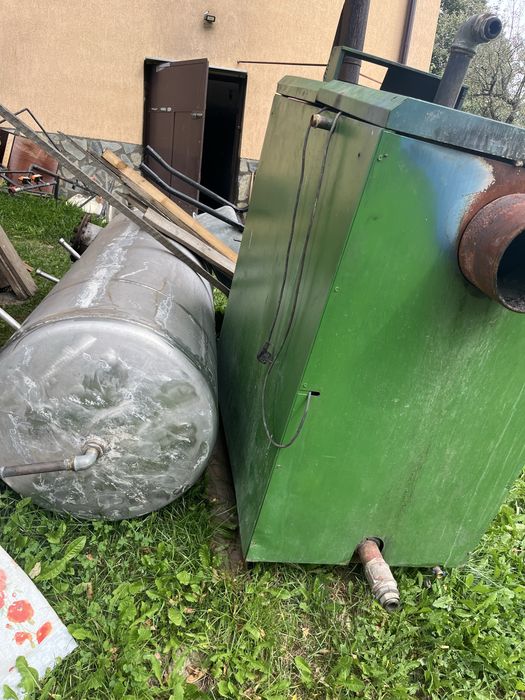 Centrala pe lemne Orlan si boiler crom