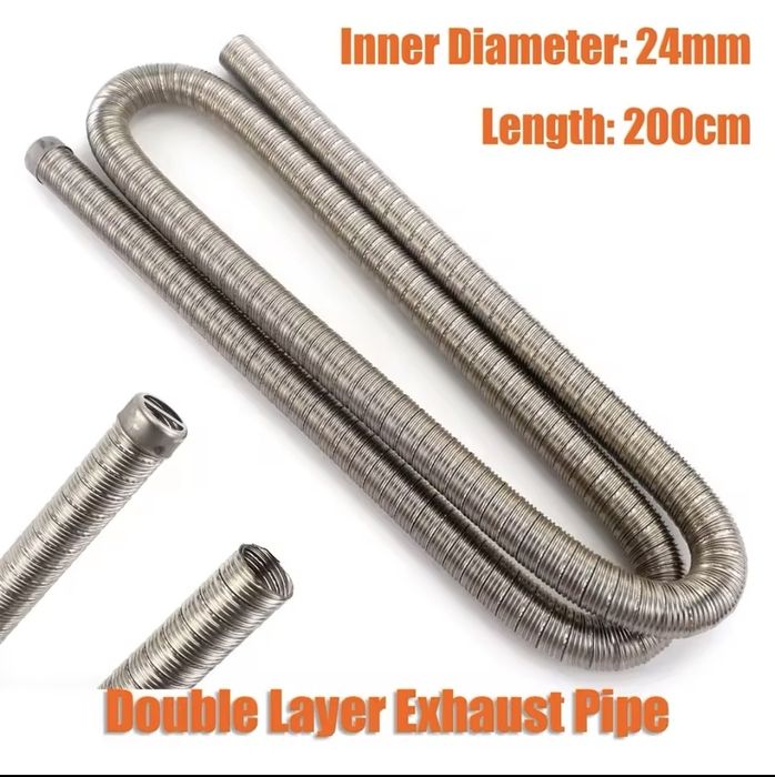 Furtun Țeava evacuare sirocou lungime 200 cm, diametru interior 24 mm