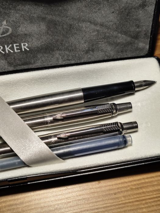 Set Parker stilou, pix și creion mecanic