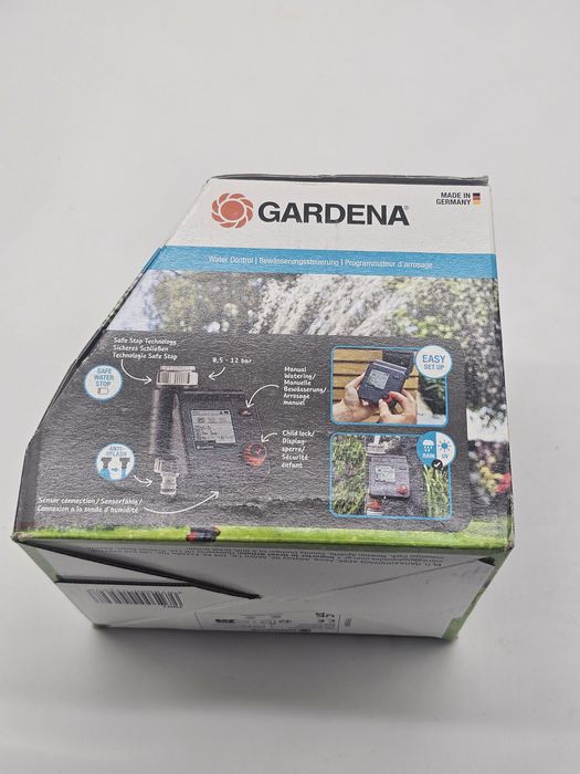 Programator de irigare Gardena Select, ecran LCD, tehnologie Safe Stop