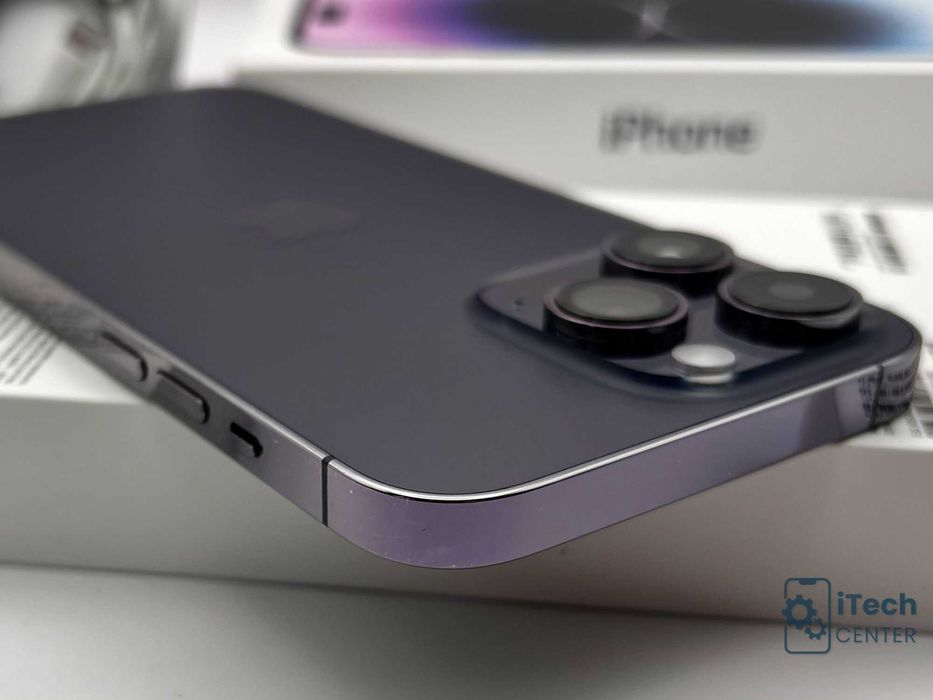 iPhone 14 Pro MAX, 128GB, Purple, 100% батерия, КАТО НОВ, ГАРАНЦИЯ!