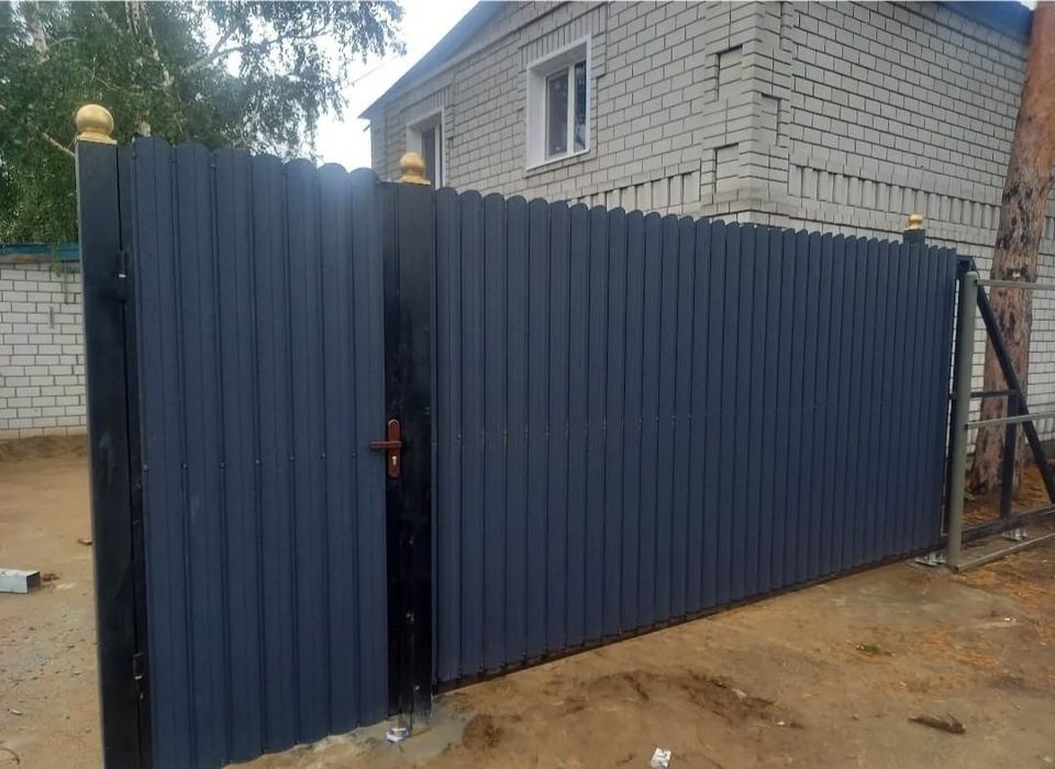 Заборы из проф листа