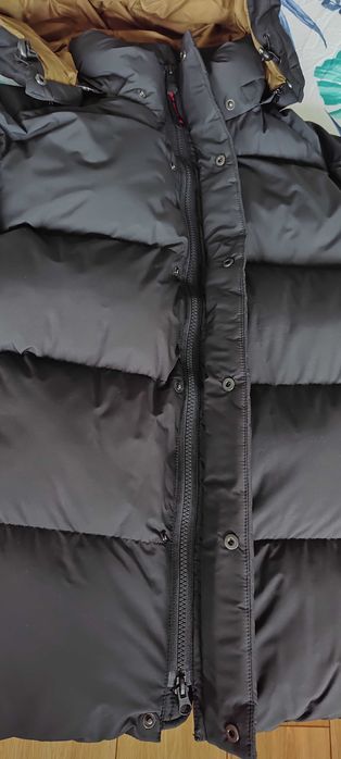 Мъжко зимно яке М с качулка и изкуствен пух