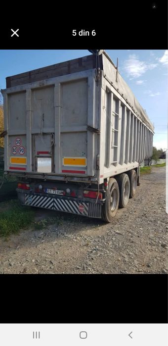 Vând semiremorca sau schimb cu buldoexcavator