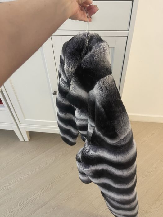 Blana chinchila rex naturala