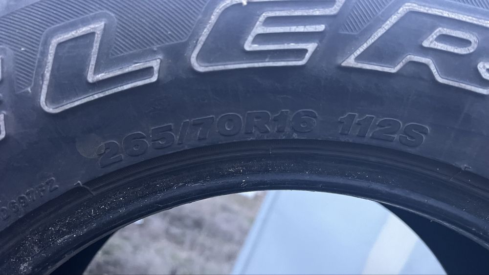 265/70 R16 Bridgestone Dueler A/T