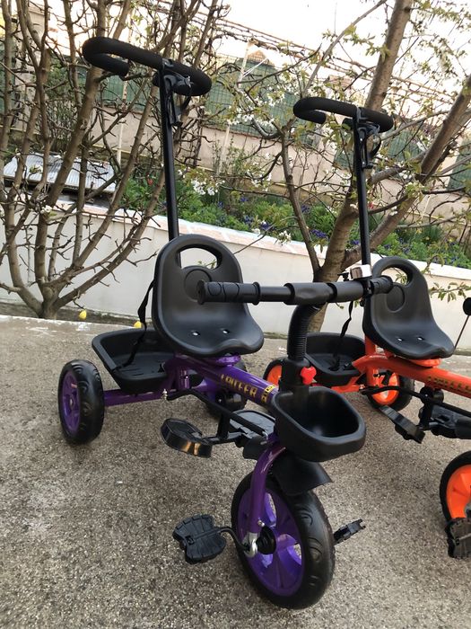 Mini Triciclete pentru copii cu maner parental