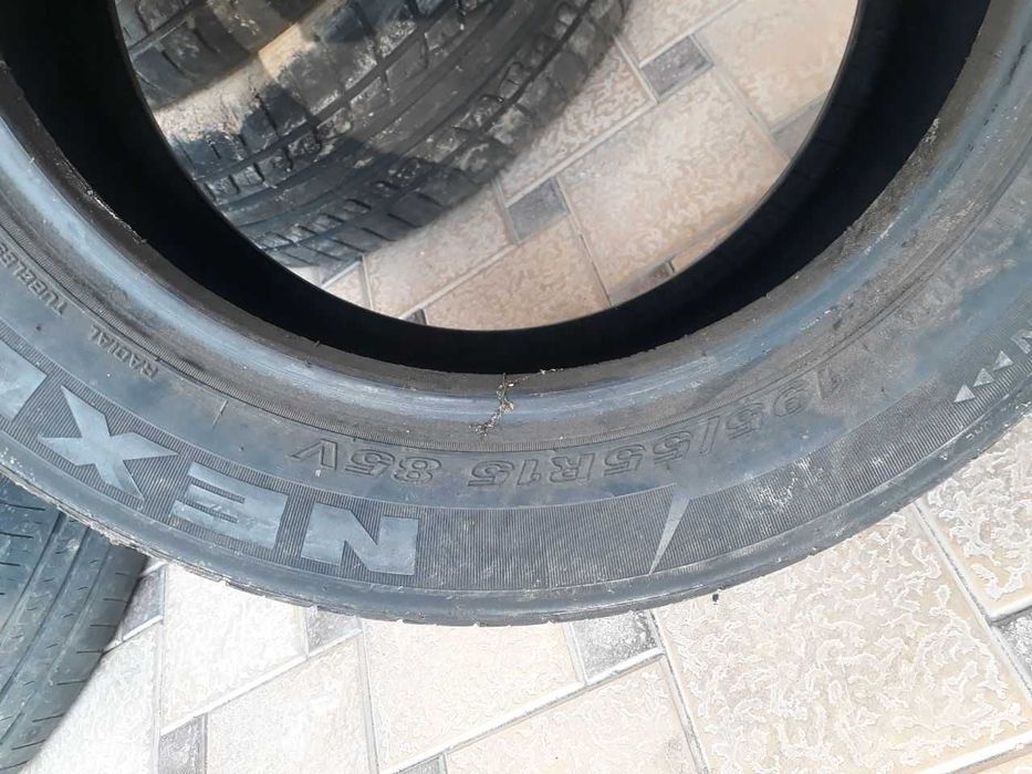 Продаю шины NEXEN (б/у), 4 штук, R15х55/195
