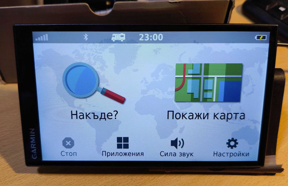 Навигация за Кемпер, каравана Garmin Camper 770 LMT-D