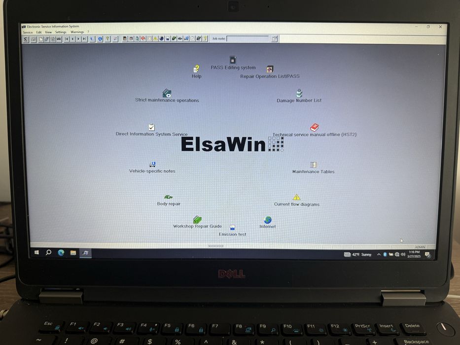 Tester/Diagnoza VNCI VAS6154A/Odis S25/E19+Leptop Lenovo L490 i5,8 gb
