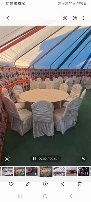 Стол жиналмалы  размері 1.50