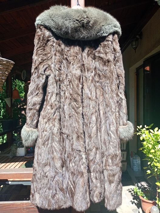 Blana naturala vulpe argintie